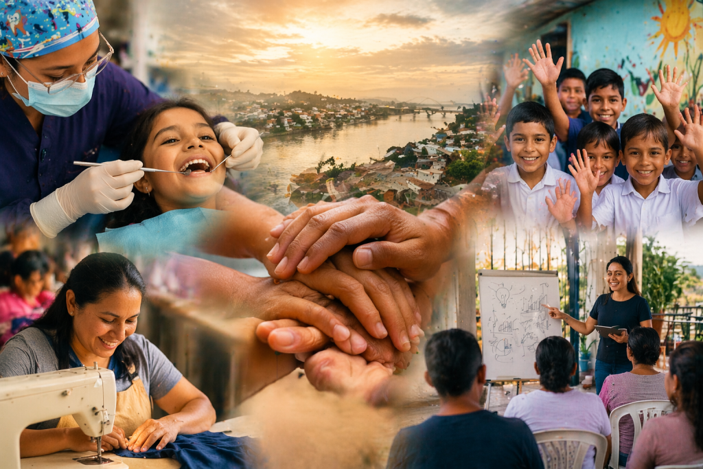 historia fundación, programas sociales Ecuador, ayuda comunitaria, salud infantil, emprendimiento social, desarrollo local, impacto social, apoyo comunitario